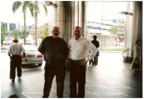 Stan with Mike Richards KLCC